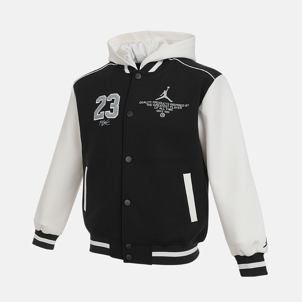 NIKE耐克2025大童针织夹克针织连帽外套JD2532037GS-004