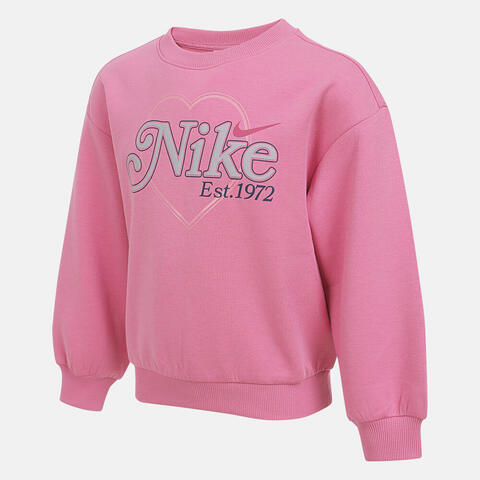 NIKE耐克2025女小童套头无帽卫衣针织无帽卫衣NY2532051PS-001