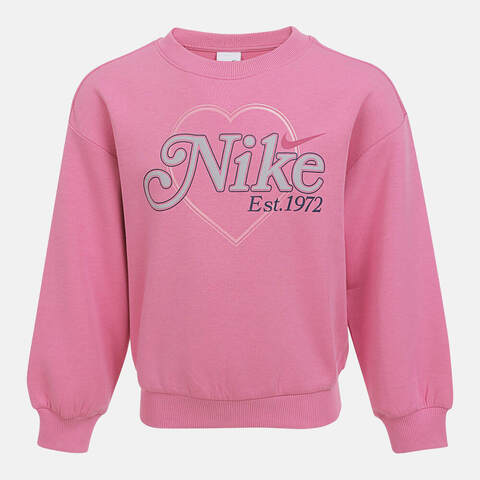 NIKE耐克2025女小童套头无帽卫衣针织无帽卫衣NY2532051PS-001