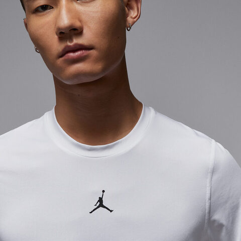 NIKE耐克2025男子AS M J DF SPRT SS COMP TOP针织无领短THV4100-100