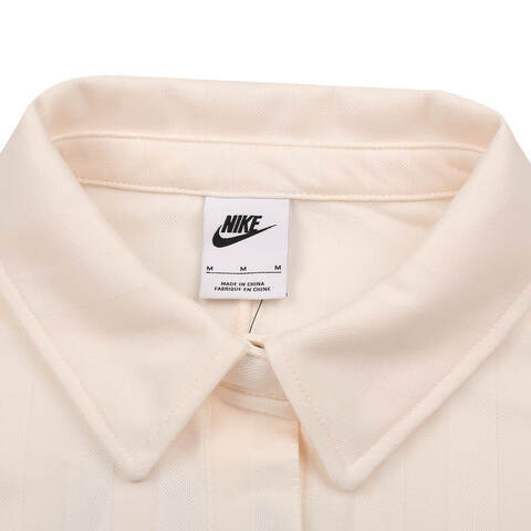 NIKE耐克2025女子AS W NSW JQRD STRIPE BTTN DOWN梭织长袖衬衫HV1957-110