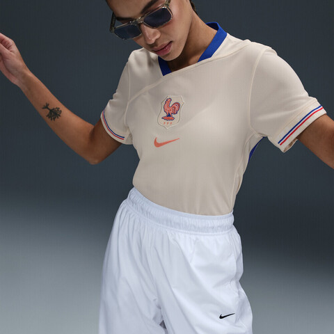 NIKE耐克2025女子FFF W NK DF STAD JSY SS AW针织无领短TFZ9129-110