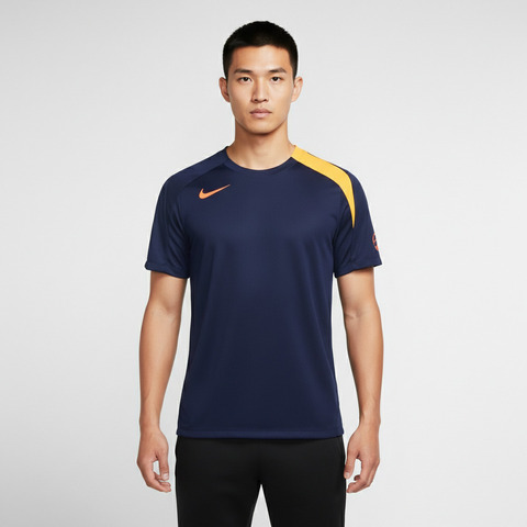 NIKE耐克2025男子AS M NK DF STRK TOP SS T90针织无领短THV6401-492