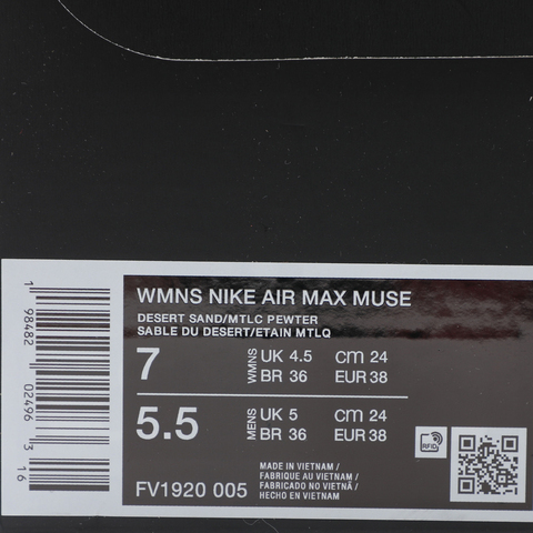 NIKE耐克2025女子WMNS NIKE AIR MAX MUSE休闲FV1920-005