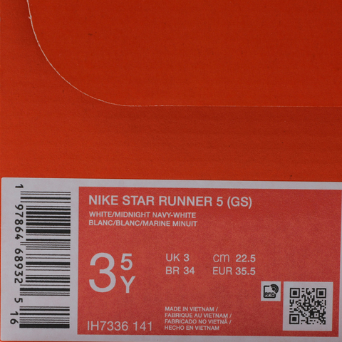 NIKE耐克2025大童NIKE STAR RUNNER 5 (GS)儿童IH7336-141