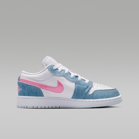 NIKE耐克2025女大童AIR JORDAN 1 LOW SE (GS)乔丹HQ2001-400