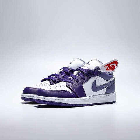 NIKE耐克2025男大童AIR JORDAN 1 LOW (GS)乔丹553560-551