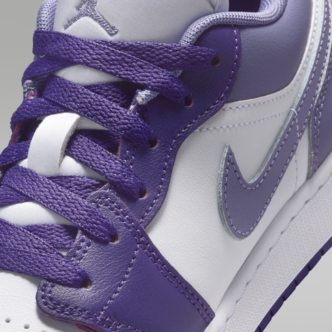 NIKE耐克2025男大童AIR JORDAN 1 LOW (GS)乔丹553560-551