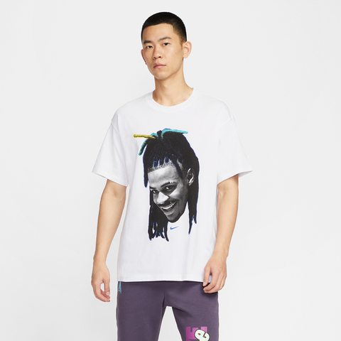 NIKE耐克2025男子AS JM M NK TEE M90 HEAD LOOSE针织无领短THJ3429-100
