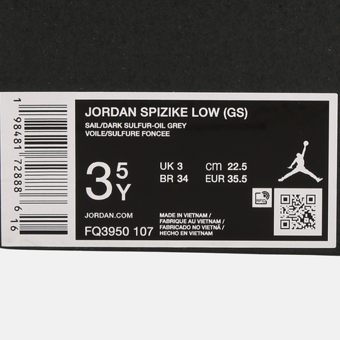 NIKE耐克2025男大童JORDAN SPIZIKE LOW (GS)乔丹FQ3950-107