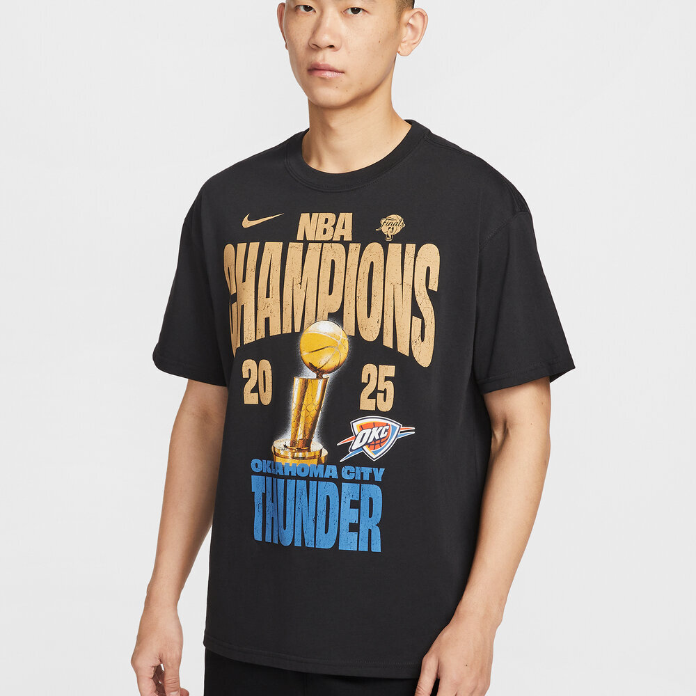 NIKE耐克2025男子M NK NBA CHAMP SS TEE针织无领短TIR5593-010