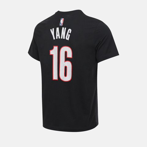 NIKE耐克2025男子Yang Hansen Portland Trail Blazers Essential针织无领短TIV0566-015