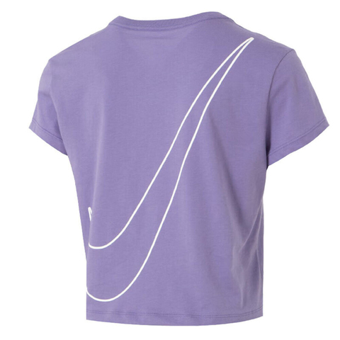 NIKE耐克2025女子AS W NSW CLUB SS TEE HBR MD针织无领短THF9457-527