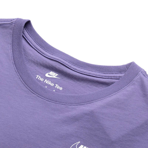 NIKE耐克2025女子AS W NSW CLUB SS TEE HBR MD针织无领短THF9457-527