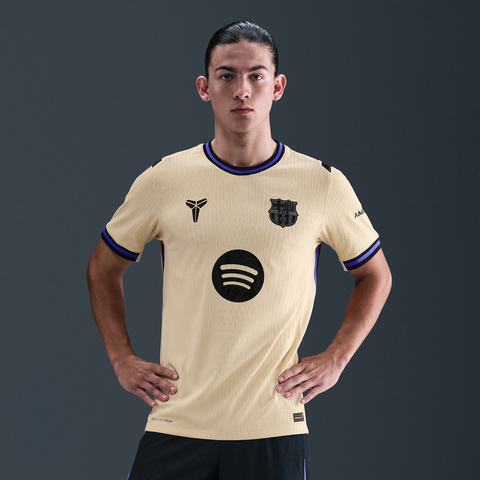 NIKE耐克2025男子FCB M NK DFADV JSY SS MATCH AW针织无领短THJ4554-784