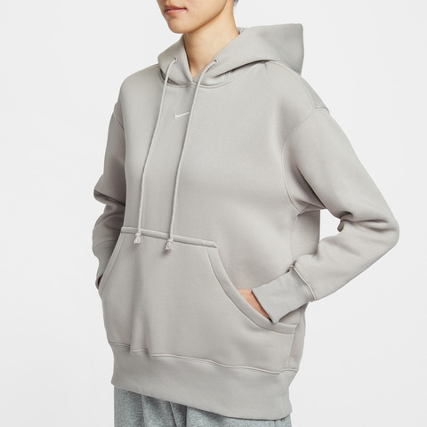 NIKE耐克2025女子AS W NSW PHNX FLC OS PO HOODIE针织连帽卫衣DQ5861-009