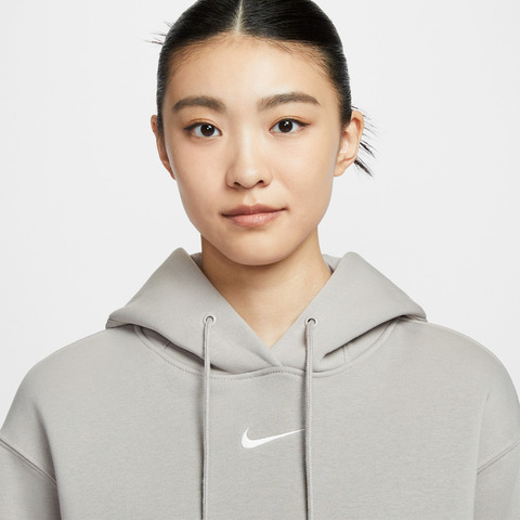 NIKE耐克2025女子AS W NSW PHNX FLC OS PO HOODIE针织连帽卫衣DQ5861-009