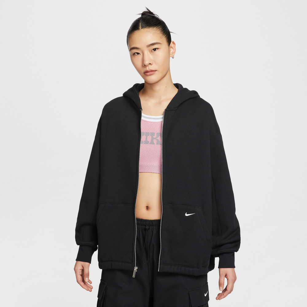 NIKE耐克2025女子AS W NSW STREET FLC FZ HDY针织连帽外套HV1950-010