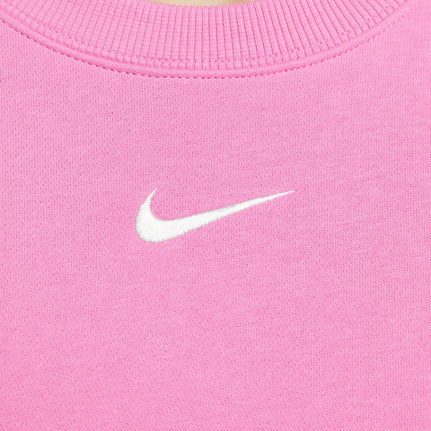 NIKE耐克2025女子AS W NSW PHNX FLC OS LONG CRE针织无帽卫衣FZ4271-675