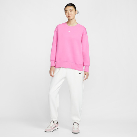 NIKE耐克2025女子AS W NSW PHNX FLC OS LONG CRE针织无帽卫衣FZ4271-675