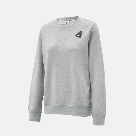 NIKE耐克2025女子AS W NSW GFX FLC CREW GCEL针织无帽卫衣IO7829-063