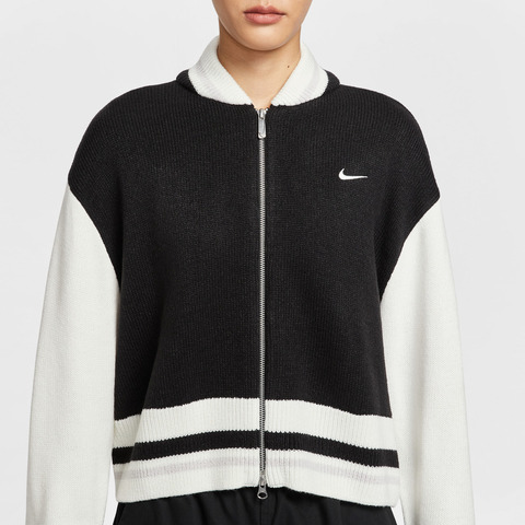 NIKE耐克2025女子AS W NSW CARDIGAN STREET针织无帽外套HV2495-010