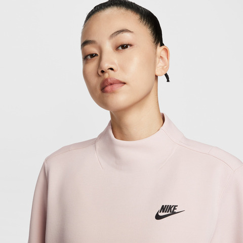 NIKE耐克2025女子AS W NSW TCH FLC CREW针织无帽卫衣HV2797-667