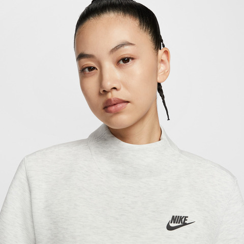 NIKE耐克2025女子AS W NSW TCH FLC CREW针织无帽卫衣HV2797-013