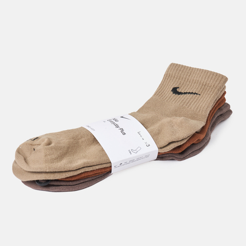 NIKE耐克2025中性U NK EVRY PLS LTWT ANK 3PR 132中袜优惠装SX6893-911