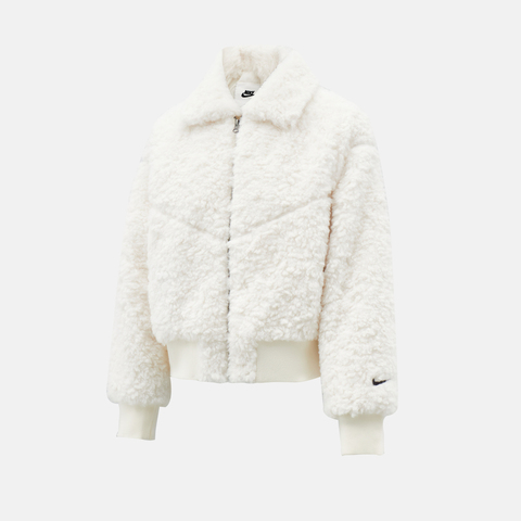 NIKE耐克2025女子AS W NSW ESSNTL FUR BMR JKT人造毛绒外套HV2808-133