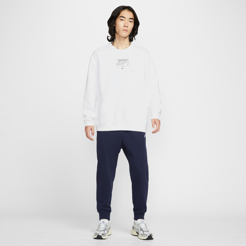 NIKE耐克2025男子AS M NSW GFX FLEECE FT GCEL针织无帽卫衣IO2731-100
