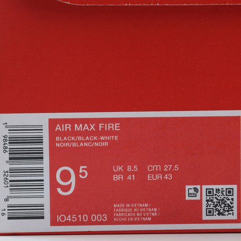 NIKE耐克2025男子AIR MAX FIRE休闲IO4510-003