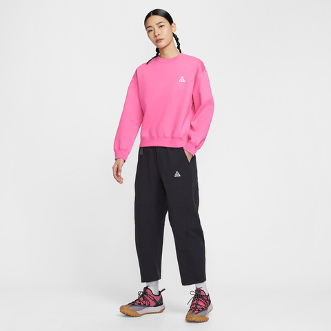 NIKE耐克2025女子AS W ACG TF TUFF FLEECE CRW针织无帽卫衣IH0716-684