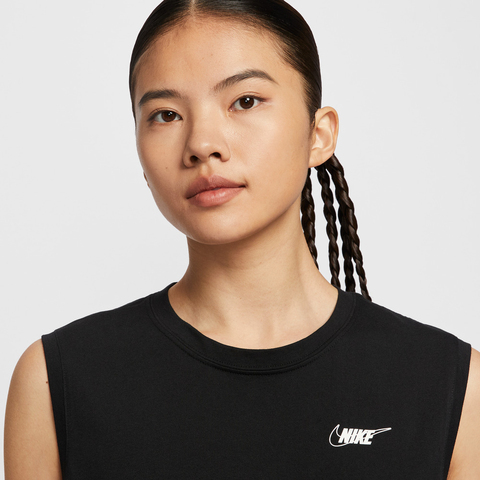 NIKE耐克2025女子AS W NSW CLUB CRP SL TEE HBR休闲背心HF9532-010