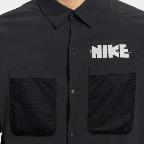 NIKE耐克2025男子AS M NK DF UV BTTN SHIRT SS OP针织有领短TIH4510-010