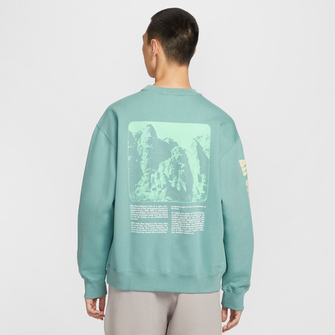 NIKE耐克2025男子AS U ACG TF TUFF FLC CREW OC G针织无帽卫衣HV1120-017