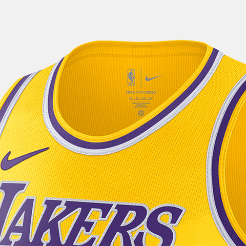 NIKE耐克2025男子LAL MNK DFADV ATH JSY ICN 22针织无领短TDM6028-732