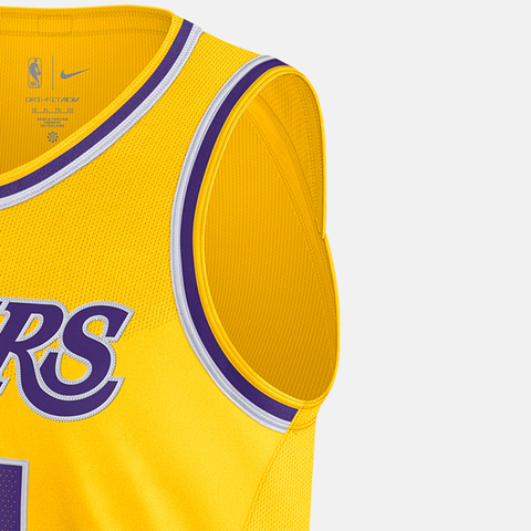 NIKE耐克2025男子LAL MNK DFADV ATH JSY ICN 22针织无领短TDM6028-732