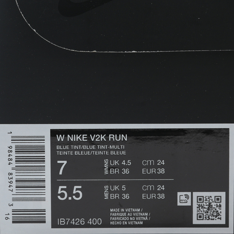 NIKE耐克2025女子W NIKE V2K RUN休闲IB7426-400