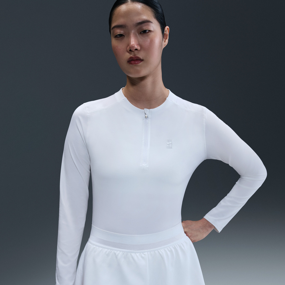 NIKE耐克2025女子AS W NKCT DF ADVTG MIDLYR针织无领长TFZ6738-100