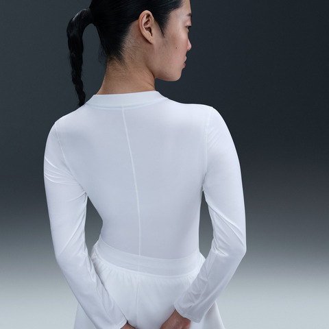 NIKE耐克2025女子AS W NKCT DF ADVTG MIDLYR针织无领长TFZ6738-100