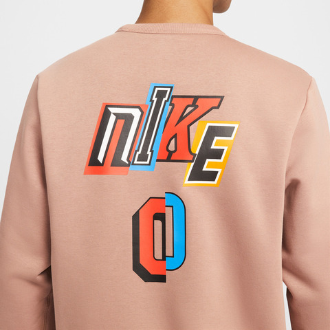 NIKE耐克2025男子AS M NK TF STRT SOUL CREW GCEL针织无帽卫衣IO7916-271