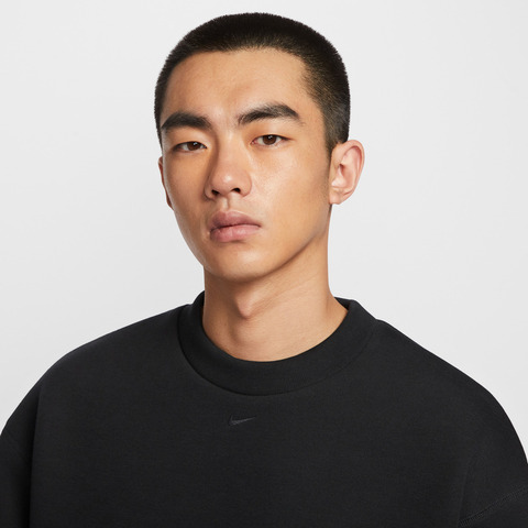 NIKE耐克2025男子AS M NK TCH FLC CREW针织无帽卫衣HV6538-010