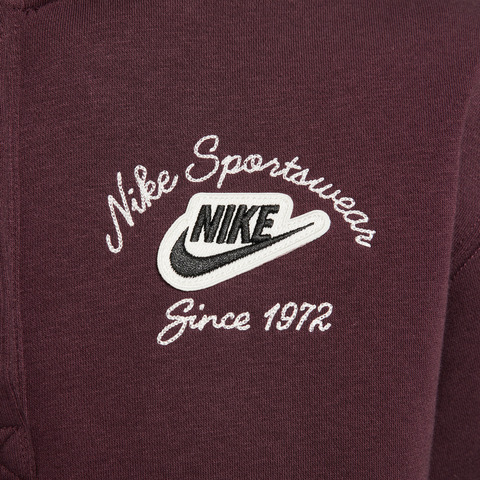 NIKE耐克2025女子AS W NSW PHNX FLC COLLARED PO针织无帽卫衣IM7487-652