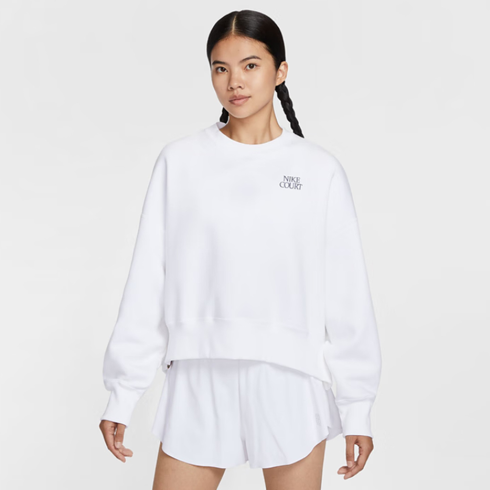 NIKE耐克2025女子AS W NKCT OS CREW HRTGE II GCE针织无帽卫衣IO0485-100