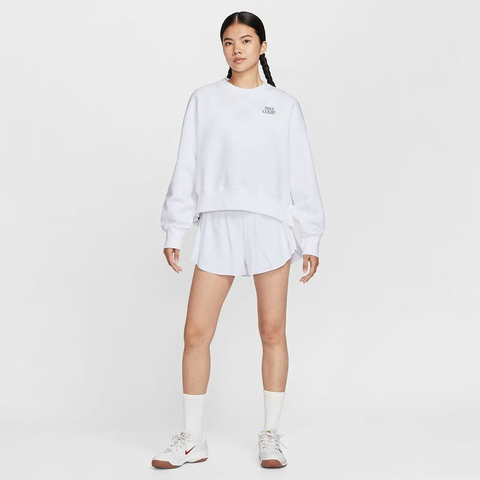NIKE耐克2025女子AS W NKCT OS CREW HRTGE II GCE针织无帽卫衣IO0485-100