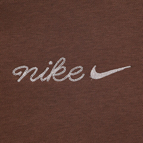 NIKE耐克2025女子AS W NSW PHNX FLC SHRUNKEN HOO针织连帽卫衣IM7495-265