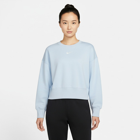 NIKE耐克2025女子AS W NSW PHNX FLC OOS CREW针织无帽卫衣DQ5762-442