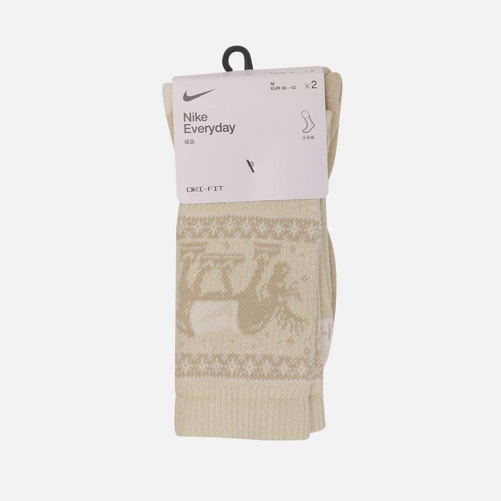 NIKE耐克2025中性U NK ED PLS CSH CREW WW 2PR中袜优惠装HV6939-902
