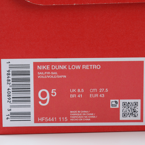 NIKE耐克2025男子NIKE DUNK LOW RETRO休闲HF5441-115